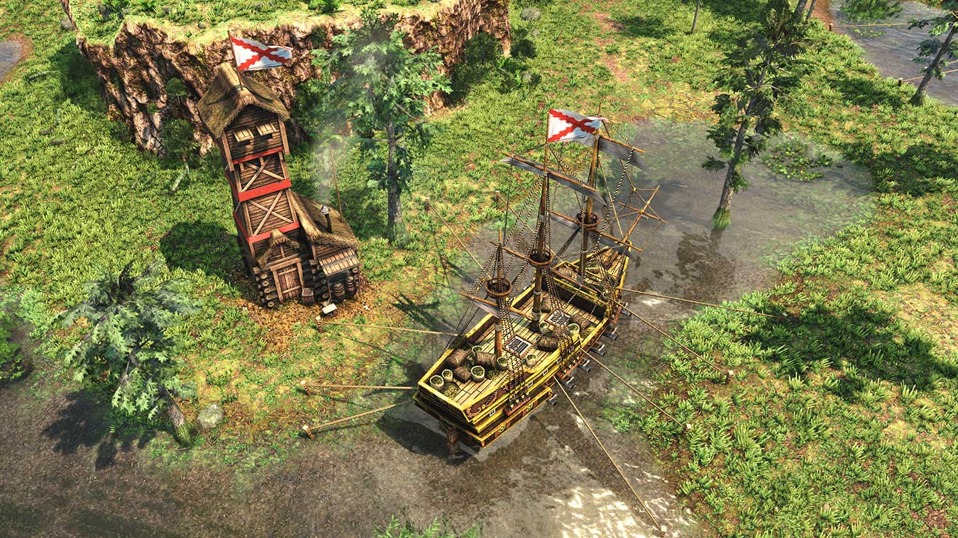 Age of Empires III: Definitive Edition in-game battle